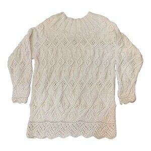 Vintage Express Tricot Handknitted Chunky Sweater M